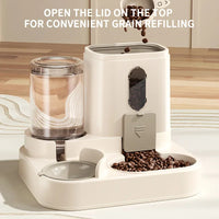 2 in 1 Fully Automatic Pet Food & Water Dispenser - BIG FRENCHIES