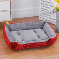Color Square Winter Warm Pet Bed – Dog & Cat House - BIG FRENCHIES