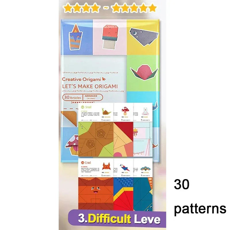 Origami Kit for Kids – 30/96 Sheets Paper Craft & DIY Art Set - BIG FRENCHIES