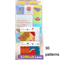 Origami Kit with 30/96 Sheets & Guiding Book - DIY Art Craft for Kids & Beginners