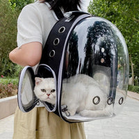 Space Capsule Pet Backpack – Ventilated Travel Carrier - BIG FRENCHIES