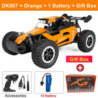 1:16 RC Drift Racing Car - High-Speed Off-Road Alloy Truck with LED Lights, 20KM/H, 2.4G Radio Control for Kids & Adults