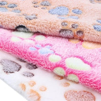 Soft Fluffy Pet Blanket – Cute Cartoon Pattern - BIG FRENCHIES
