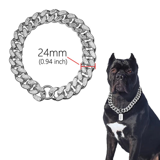 Dog Chain Collar for Your Confident Pet | Stylish & Strong - BIG FRENCHIES