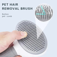 Self-Cleaning Pet Hair Removal Brush for Grooming - BIG FRENCHIES