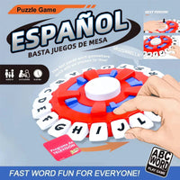 Spanish Basta Game Fast-paced Family Gathering Letter Toys For Adults Children Letters Learning Lengua española Juegos De Mesas