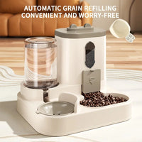 2 in 1 Fully Automatic Pet Food & Water Dispenser - BIG FRENCHIES