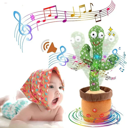 Dancing Cactus Toy – Talking, Singing, Wriggling Plush Interactive Toy - BIG FRENCHIES