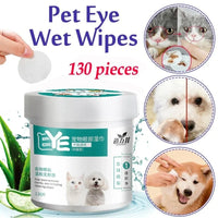 Gentle Pet Eye Wipes for Tear Stains 130 Pcs - BIG FRENCHIES