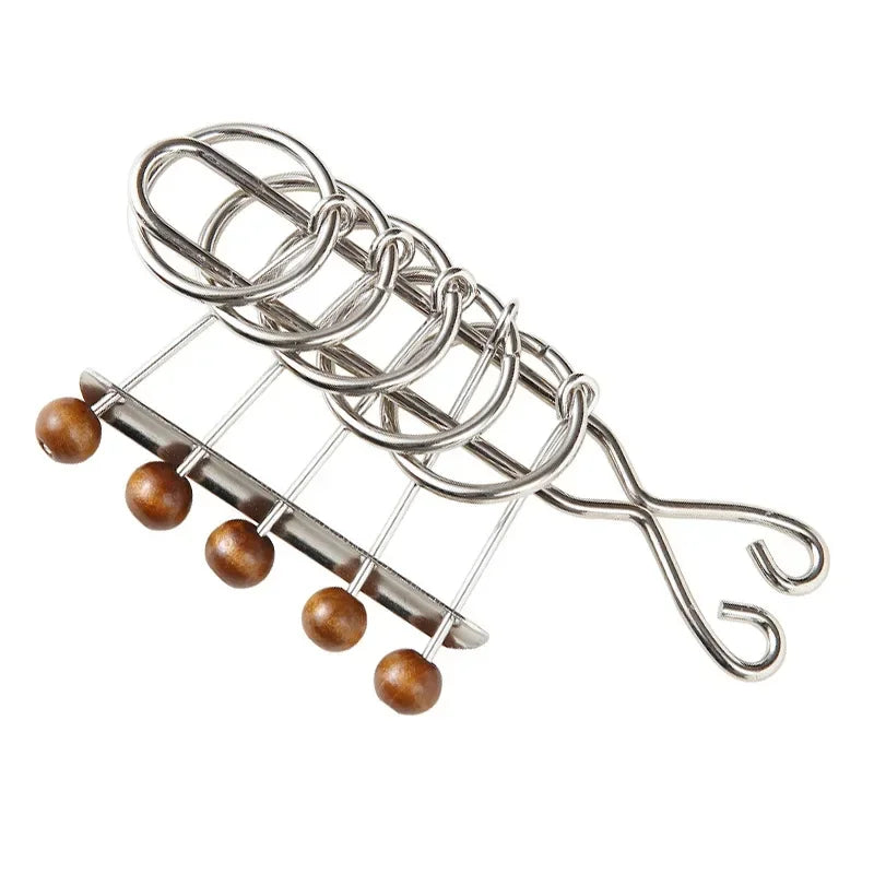 MEACAOFG 8/24/32Pcs Nine Link Series 3D Metal Puzzle Toy Release Buckle