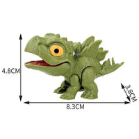 Jurassic Finger Dinosaur  Tyrannosaurus Model Toys for Kids Finger Biting Dinosaurs Movable Joints Dinosaur Toy for Boy Gift
