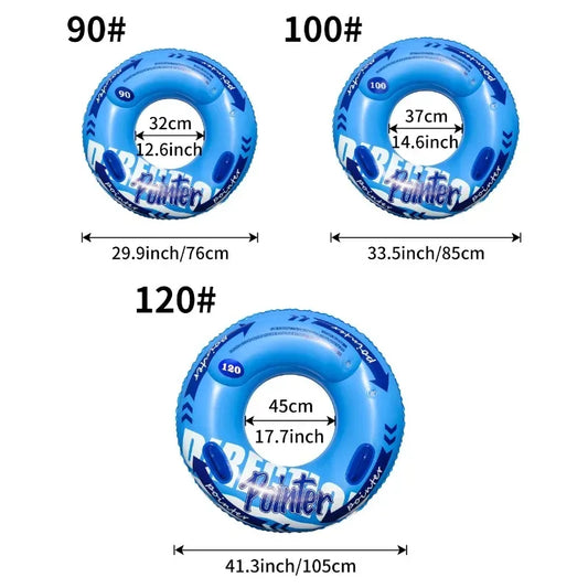 Double Airbag Swimming Ring Anti-Roll Inflatable Float for Kids & Adults - BIG FRENCHIES
