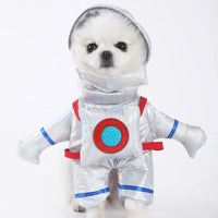 Halloween Dagger Pet Costume - Funny Knife-Holding Dog & Cat Standing Dress for Festival Dress-Up