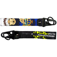One Piece Keychain Lanyards, Anime Manga Badge Holder Pendant Portable Key Lanyard Accessories
