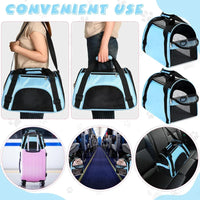 Portable Cat & Dog Carrier Bag – Foldable Breathable Travel Handbag - BIG FRENCHIES