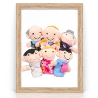 Cartoon Finger Puppets – 1/5/10pcs Plush Hand Dolls for Kids