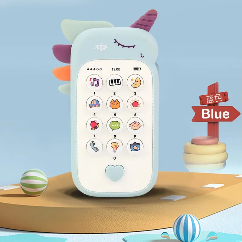 Baby Phone Toy – Musical Sound Telephone with Teether for Infants - BIG FRENCHIES