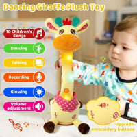 Musical Giraffe Toy – Sings, Dances & Repeats What You Say - BIG FRENCHIES