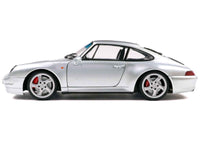 1996 Porsche 911 (993) 4S Polar Silver Metallic 1/18 Diecast Model Car by Solido