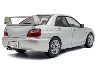 2004 Subaru Impreza WRX STI RHD (Right Hand Drive) Premium Silver Effect 1/18 Diecast Model Car by Solido