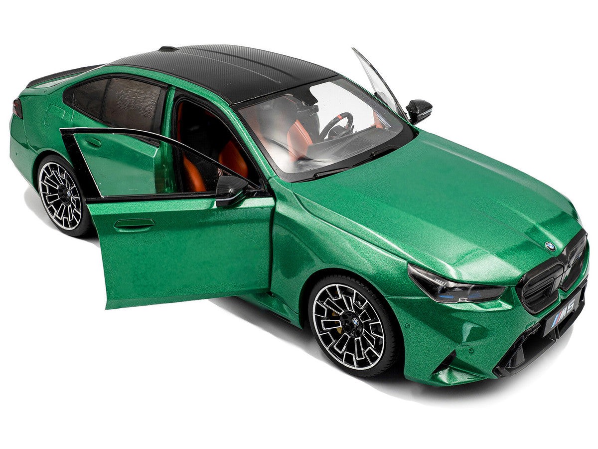2025 BMW M5 Isle of Man Green Metallic 1/18 Diecast Model Car by Solido