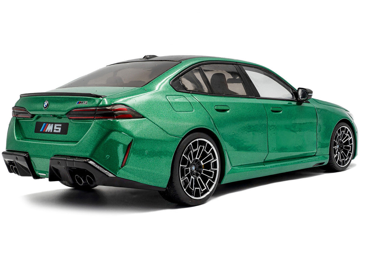2025 BMW M5 Isle of Man Green Metallic 1/18 Diecast Model Car by Solido