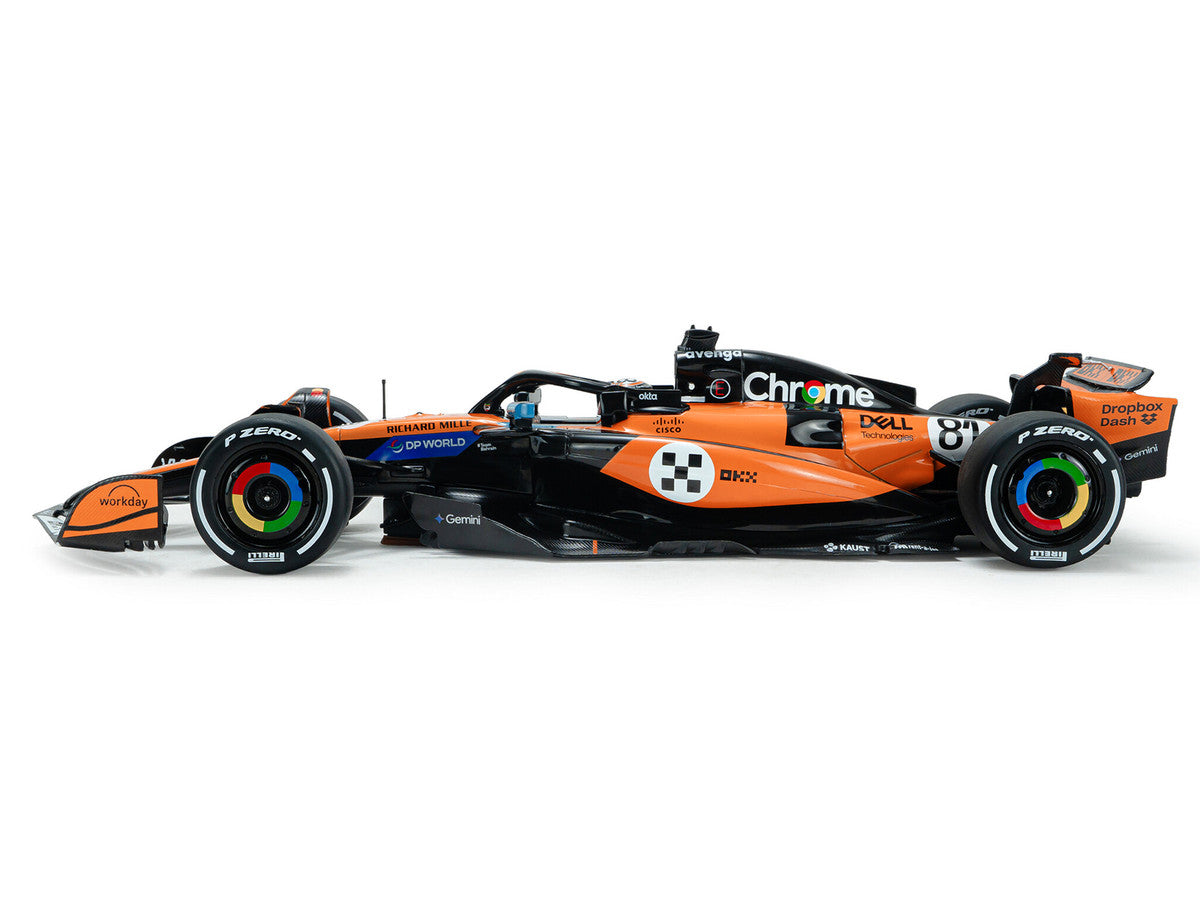 McLaren MCL39 #81 Oscar Piastri "OKX" 3rd Place Formula One F1 "Monaco GP" (2025) "Competition" Series 1/18 Diecast Model Car by Solido