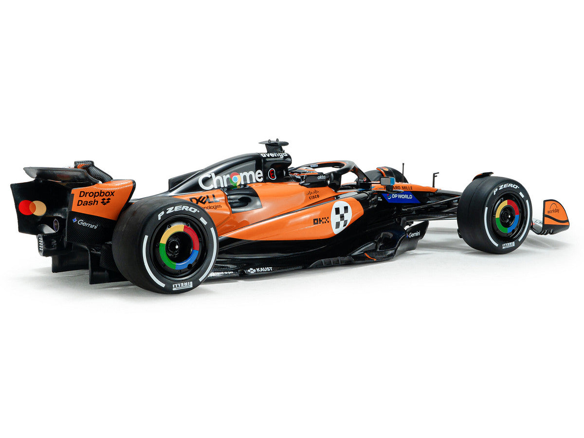 McLaren MCL39 #81 Oscar Piastri "OKX" 3rd Place Formula One F1 "Monaco GP" (2025) "Competition" Series 1/18 Diecast Model Car by Solido
