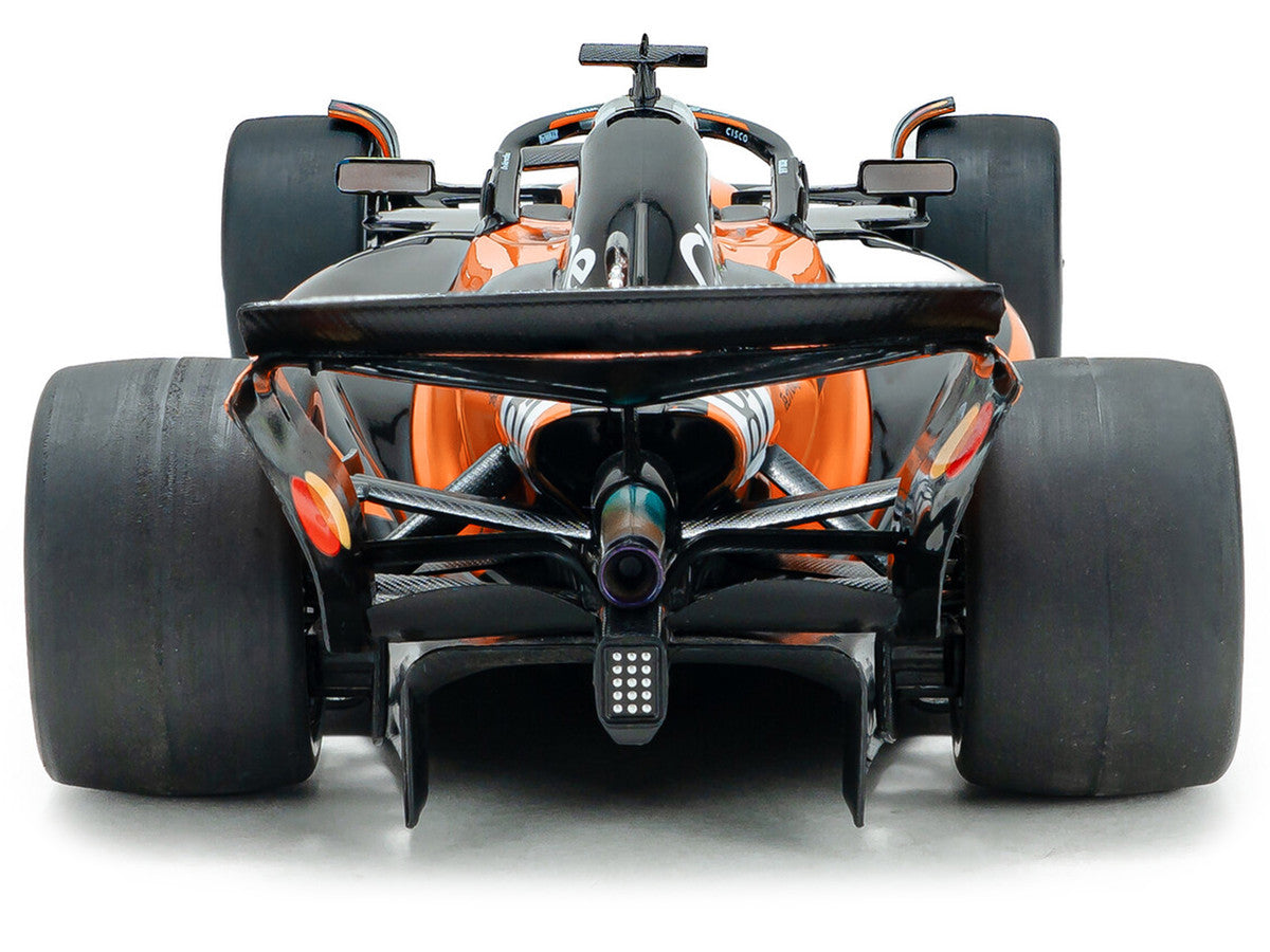 McLaren MCL39 #81 Oscar Piastri "OKX" 3rd Place Formula One F1 "Monaco GP" (2025) "Competition" Series 1/18 Diecast Model Car by Solido