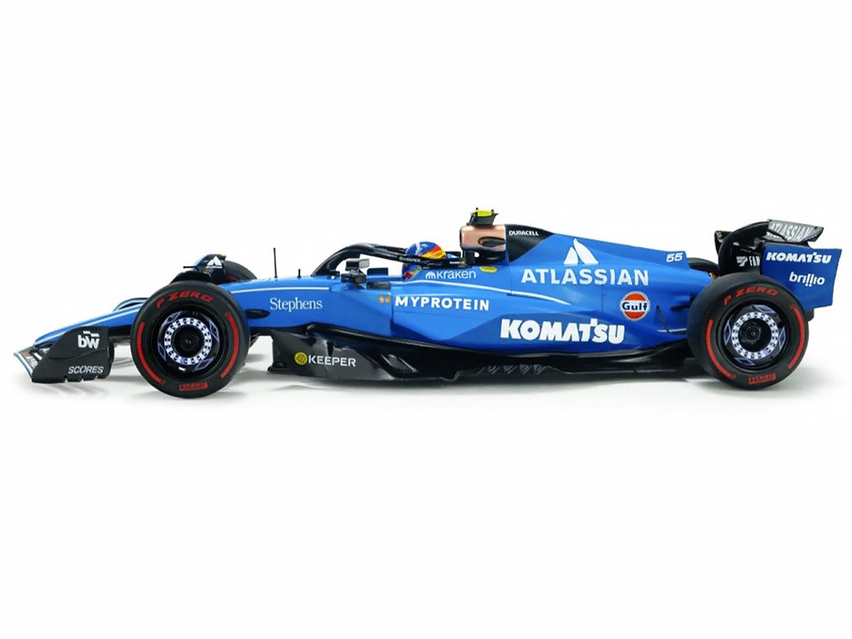 Williams FW47 #55 Carlos Sainz "Atlassian" Formula One F1 "Australian GP" (2025) "Competition" Series 1/18 Diecast Model Car by Solido