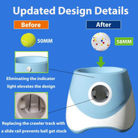 Automatic Dog Tennis Ball Launcher – Rechargeable Interactive Ball Throwing Machine for Small & Medium Dogs - BIG FRENCHIES