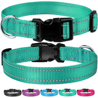 Reflective Adjustable Nylon Dog Collar Strap – Safety Traction Rope - BIG FRENCHIES