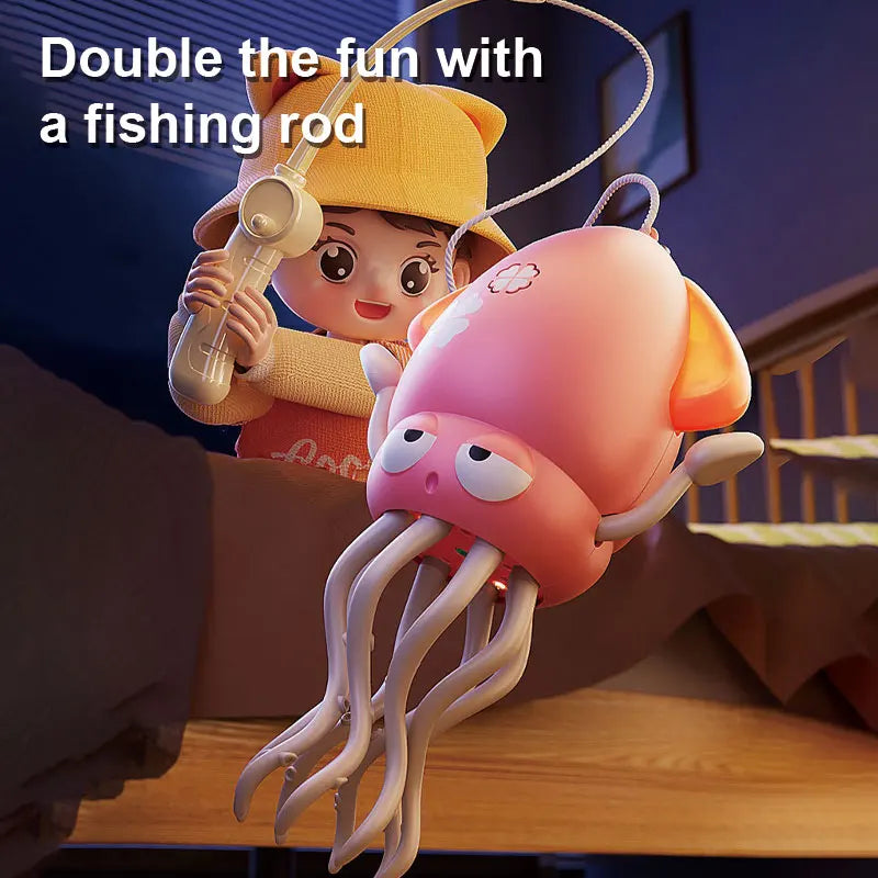 1Pc funny Dancing Octopus toy Crawling Auto-sensing Avoiding Obstacles Electronic Pet With Music Light Kids Christmas Gifts