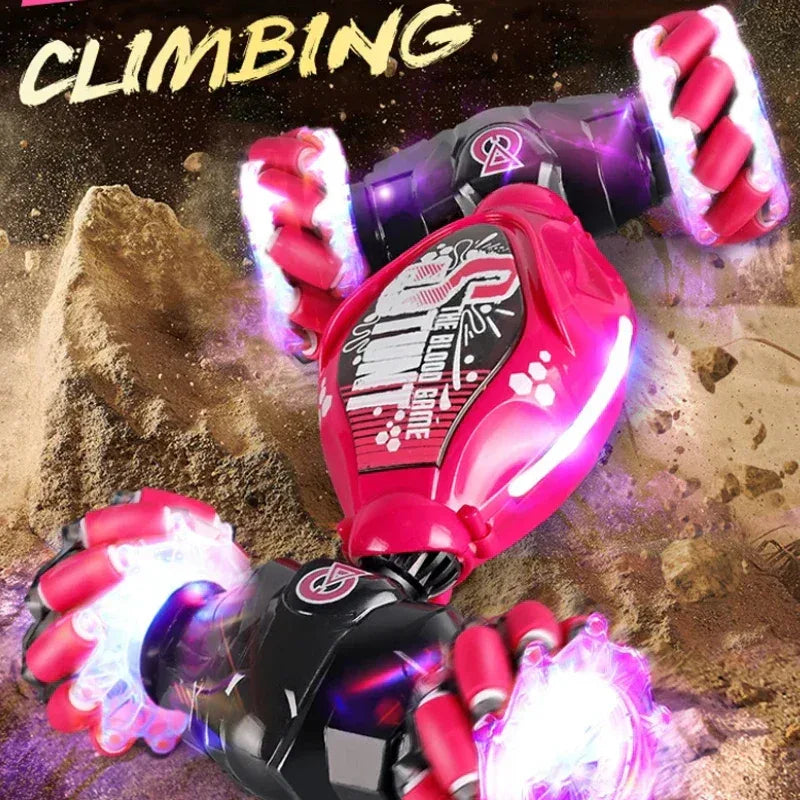 4WD RC Drift Car With LED Lights & Music 360° Stunt Climbing Toy - BIG FRENCHIES