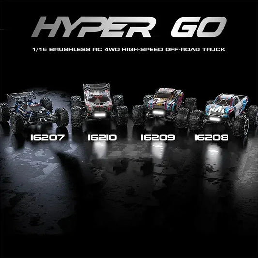 Hyper Go MJX 16209 16207 16208 16210 1/16 4WD RC Car 70KM/H Brushless RC Racing Car Remote Control Cars Off-Road Truck Toys - BIG FRENCHIES