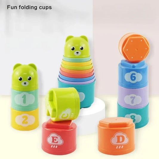 Kids Speed Stacking Cups Game – Brain Response & Puzzle Training Toy - BIG FRENCHIES