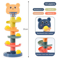 Montessori Baby Rolling Ball Track Toy – Sensory Push Pop Slide Game - BIG FRENCHIES