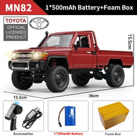 ZWN 1:12 RC Car MN82 PRO 4WD Off-Road Truck with Headlights - BIG FRENCHIES