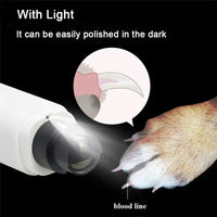 New Electric Pet Nail Grinder – USB Rechargeable LED Dog & Cat Clippers