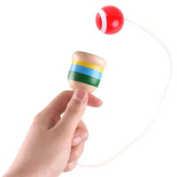 Montessori Wooden Skill Sword Cup Toy – Educational Throw & Catch Game
