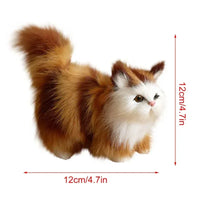 Simulation Cat Plush Toy – Soft Stuffed Kitten Doll for Kids & Girls - BIG FRENCHIES