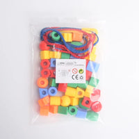 Beaded DIY Puzzle Bracelet – Educational Geometry Shape Toy for Kids - BIG FRENCHIES