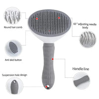 Self-Cleaning Pet Hair Removal Brush for Grooming - BIG FRENCHIES