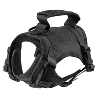 Tactical Puppy Harness Leash Set – Adjustable Military-Style Vest for Small Dogs & Cats, Ideal for Training & Walking - BIG FRENCHIES