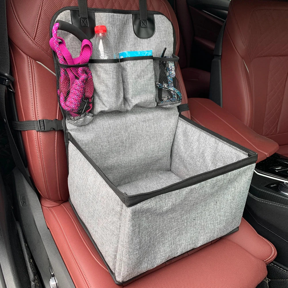 Dog Car Booster Seat – Front Seat Pet Carrier - BIG FRENCHIES