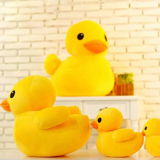 Kawaii Big Yellow Duck Plush – Cute Soft Mini Cartoon Stuffed Toy - BIG FRENCHIES