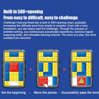 MEACAOFG Slide Puzzle Game Children Intelligent Huarong Road Games Teenagers