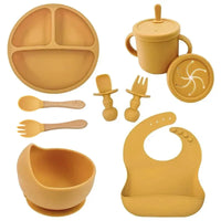 Food Grade Silicone Baby Feeding Dish Set
