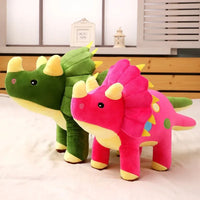 Dinosaur Plush Toy – Triceratops & Stegosaurus Stuffed Doll - BIG FRENCHIES