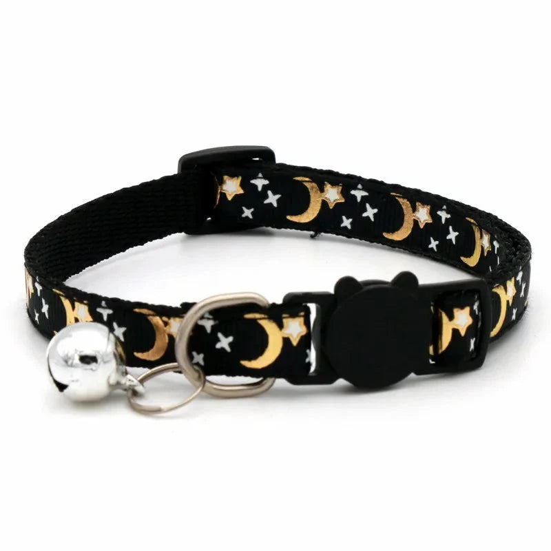 Colorful Pet Collar With Bell for Cats & Small Dogs